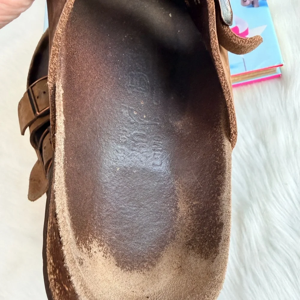 Birkenstock Arizona Tan Double Strap Sandals - Picture 4 of 10
